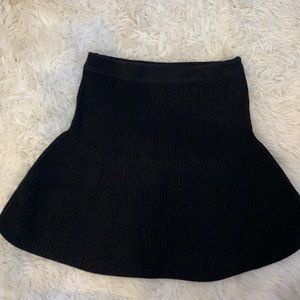 Zara Black Knit Skirt
